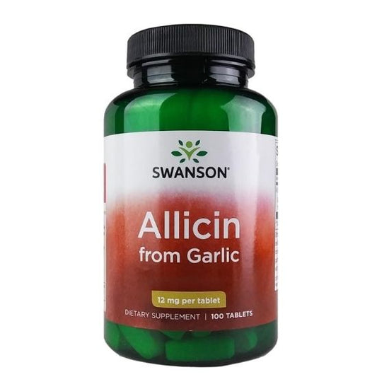Allicin From Garlic, 100 tabs, Swanson - Vitax.ro