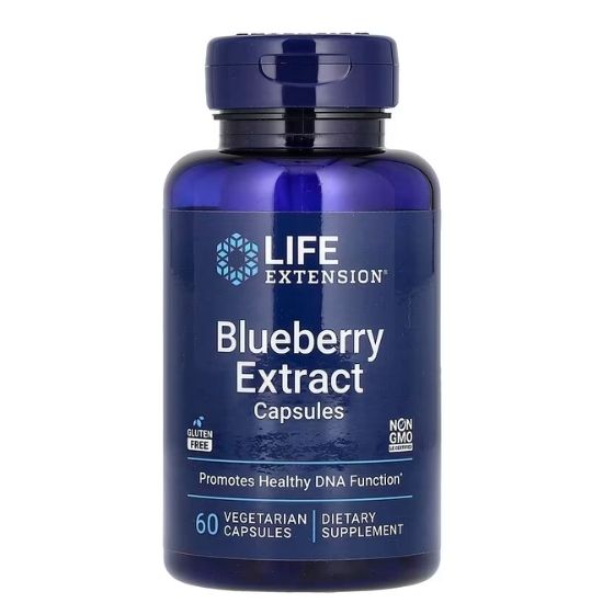 Blueberry Extract Capsules, 60 vcaps, Life Extension - Vitax.ro