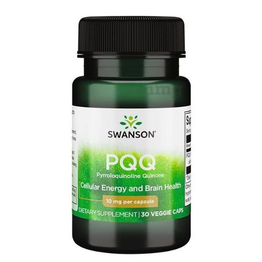 PQQ Pyrroloquinoline Quinone, 10mg, 30 vcaps, Swanson - Vitax.ro
