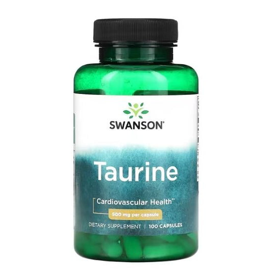 Taurine, 500mg, 100 caps, Swanson - Vitax.ro