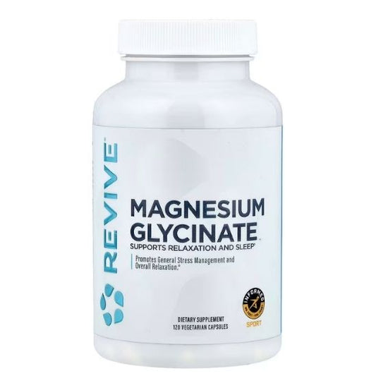 Magnesium Glycinate, 120 vcaps, Revive - Vitax.ro