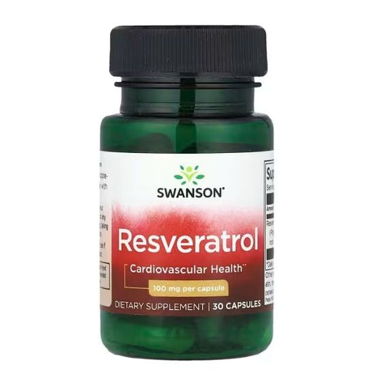 Resveratrol, 100mg, 30 caps, Swanson - Vitax.ro