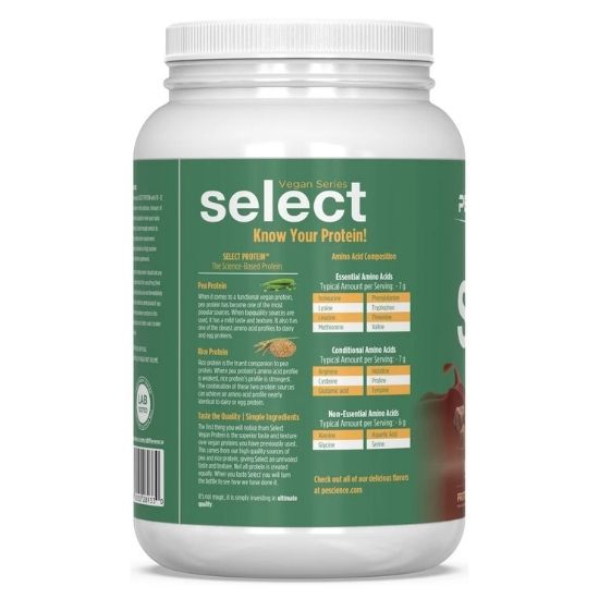 Select Protein Vegan Series, Chocolate Peanut Butter, 918g, PEScience | Vitax.ro