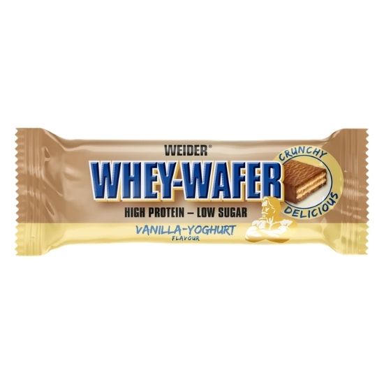 Whey-Wafer, Vanilla Yoghurt, 12 bars, Weider