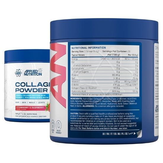 Collagen Powder, Strawberry & Raspberry, 165g, Applied Nutrition