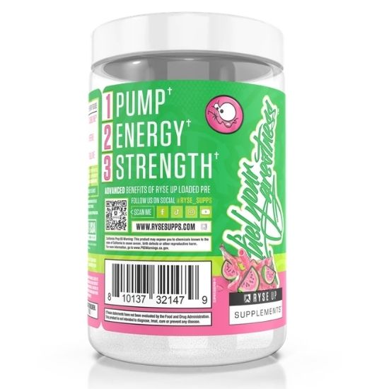 Loaded Pre, Sour Punch Sour Watermelon, 435g, RYSE