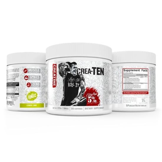 Crea-TEN, Legendary Series, Lemon Lime 225g, 5% Nutrition