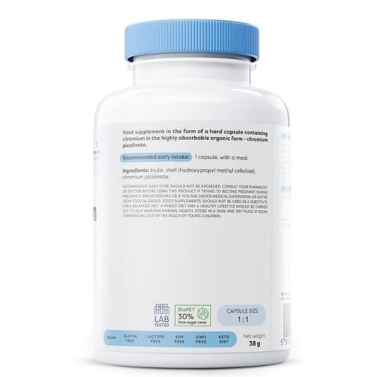 Chromium, 200mcg, 120 vegan caps, Osavi - Vitax.ro