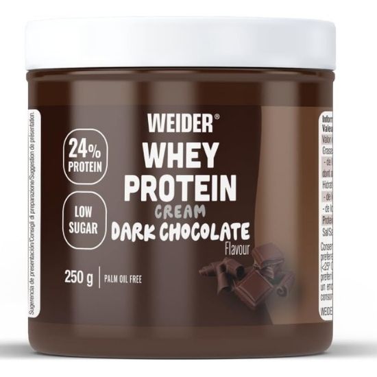 Whey Protein Cream, Dark Chocolate, 250g, Weider