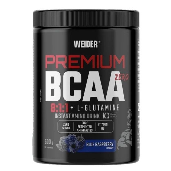 Premium BCAA 8:1:1, Blue Raspberry, 500g, Weider