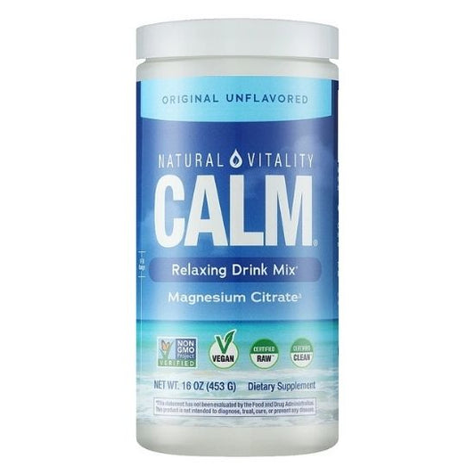 Natural Calm, Unflavored, 453g, Natural Vitality