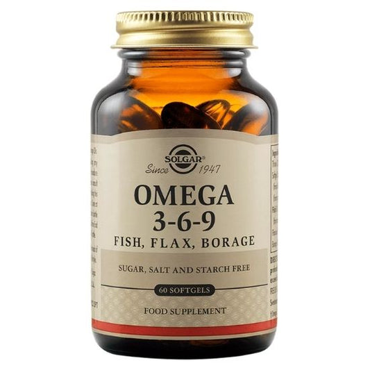 Omega 3-6-9, 60 softgels, Solgar
