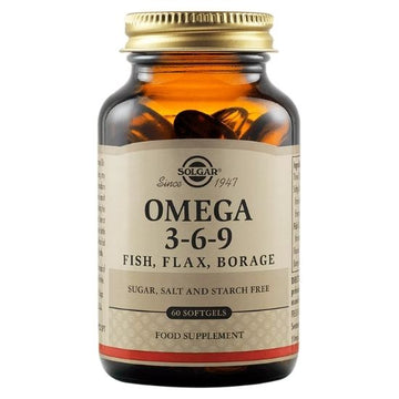 Omega 3-6-9, 60 softgels, Solgar