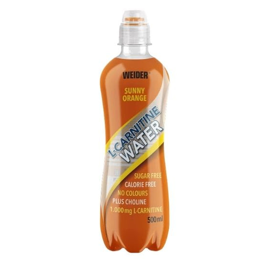 L-Carnitine Water, Sunny Orange, 500 ml, Weider