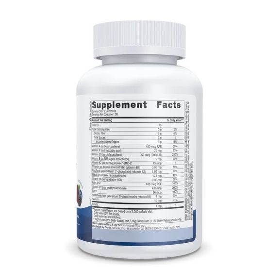 Women's Multivitamin Gummies, Mixed Berry, 60 gummies, Nordic Naturals - Vitax.ro