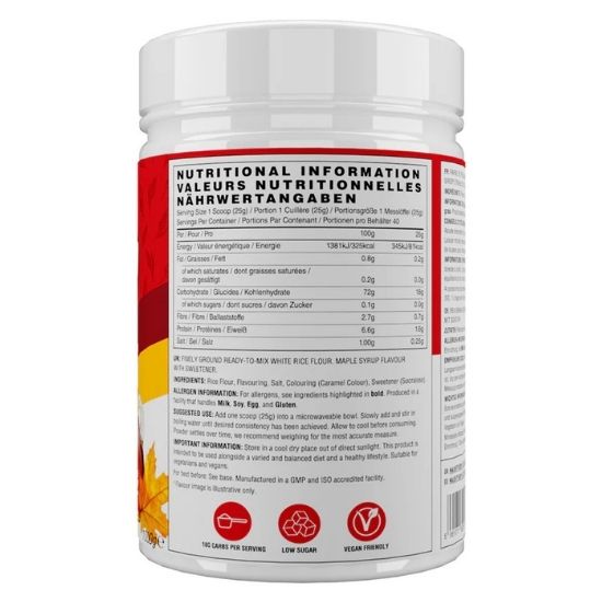 Cream of Rice, Maple Syrup, 1000g, Naughty Boy - Vitax.ro