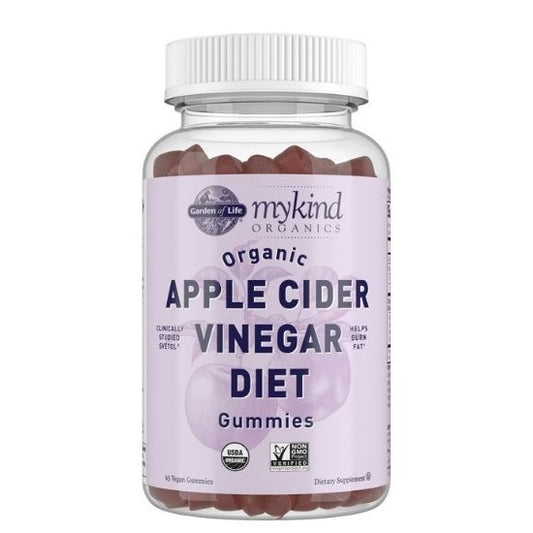 Mykind Organics Apple Cider Vinegar Diet Gummies, 63 vegan gummies, Garden of Life - Vitax.ro