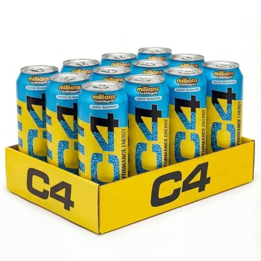 C4 Performance Energy, Millions Bubblegum, 12x500 ml, Cellucor