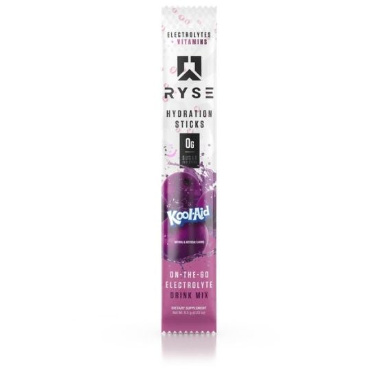 Hydration Sticks, Kool-Aid Grape, 16 x 6.5g, RYSE
