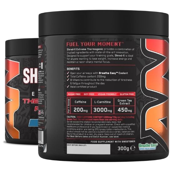 Shred-X Powder, Lemon Ice Tea, 300g, Applied Nutrition