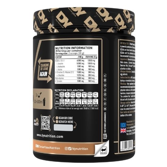 HIT BCAA 10:1:1, Peach, 400g, Dorian Yates