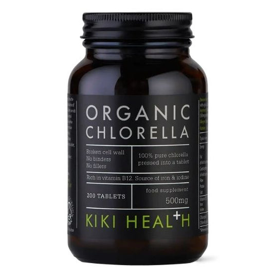 Chlorella Organic, 500mg, 200 tablets, KIKI Health