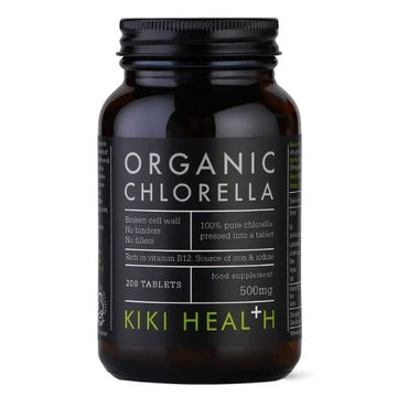 Chlorella Organic, 500mg, 200 tablets, KIKI Health