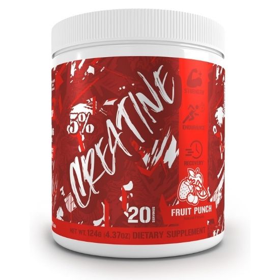Creatine - Code Red, Fruit Punch, 124g, 5% Nutrition