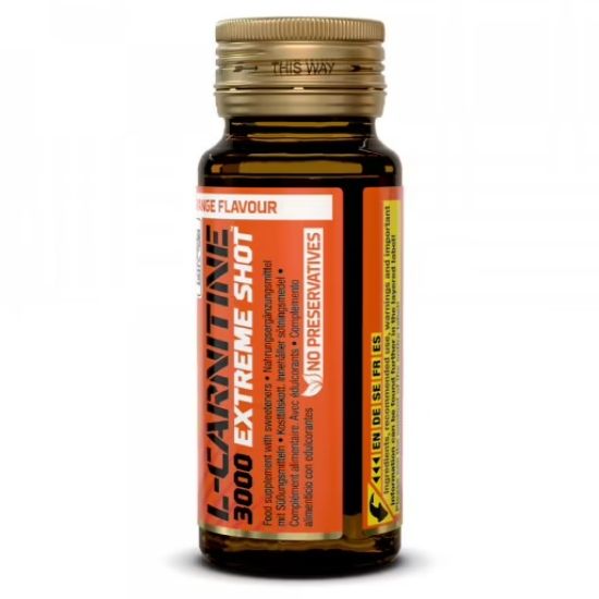 L-Carnitine 3000 Extreme Shot, Orange, 9 x 25 ml, Olimp Nutrition