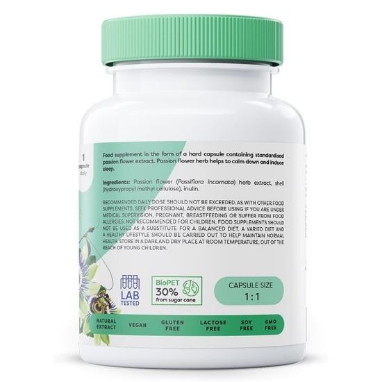 Passiflora, 250mg, 60 vegan caps, Osavi - Vitax.ro