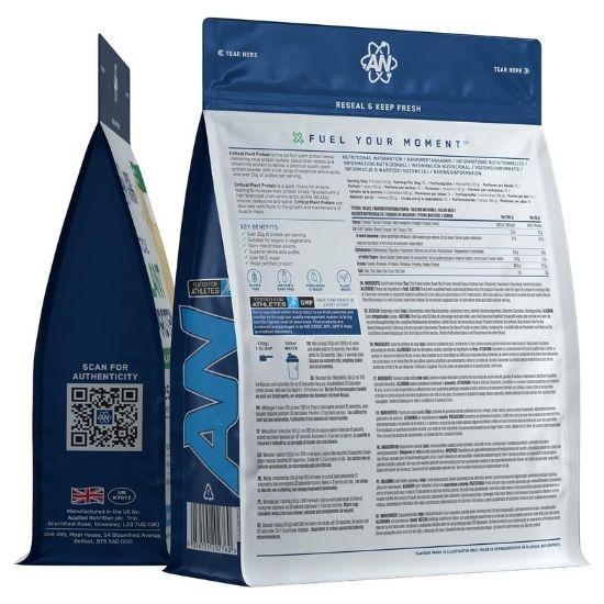 Critical Plant Protein, Vanilla, 450g, Applied Nutrition