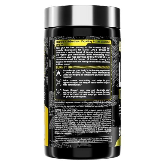 Lipo-6 Black Intense Ultra Concentrate, 60 caps, Nutrex - Vitax.ro