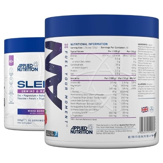 Agewell 40+ Sleep, Mixed Berries, 300g, Applied Nutrition