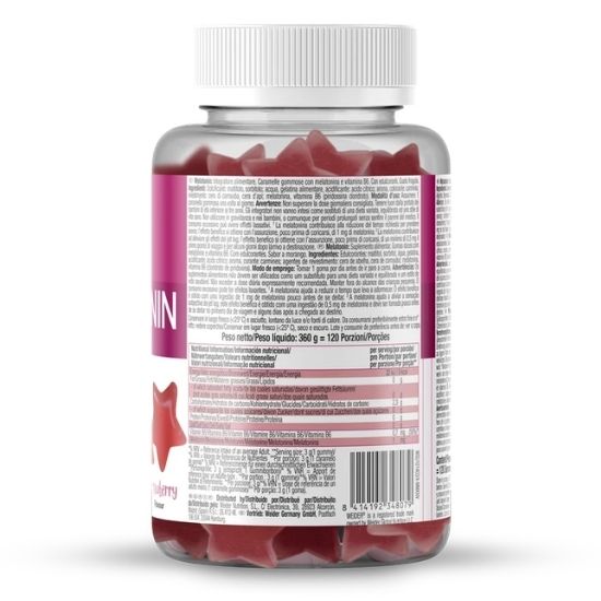 Melatonin, Strawberry, 60 gummies, Weider