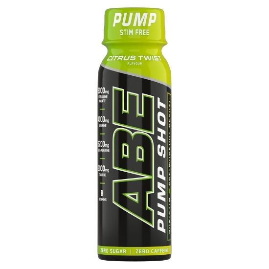ABE Pump Shot, Citrus Twist, 12 x 100 ml, Applied Nutrition