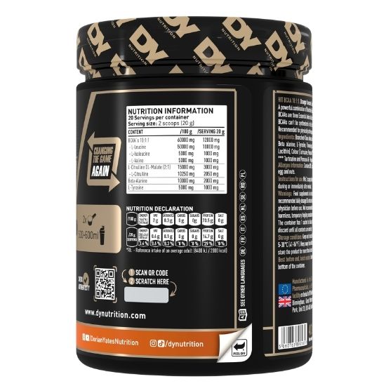 HIT BCAA 10:1:1, Orange, 400g, Dorian Yates