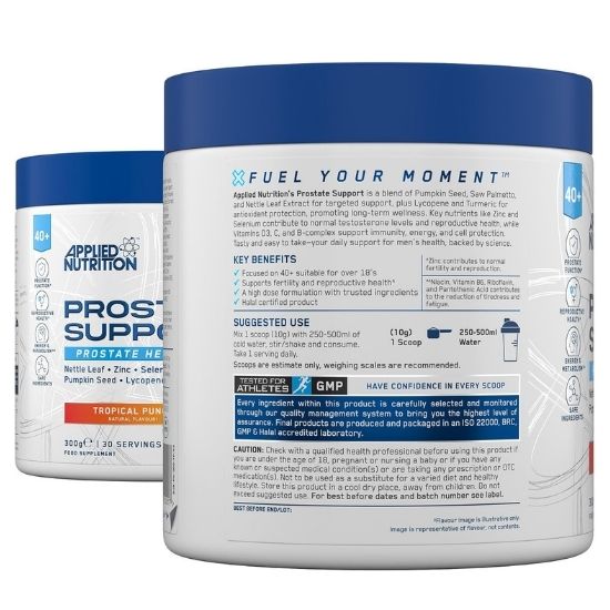 Agewell 40+ Prostate Support, Tropical Punch, 300g, Applied Nutrition