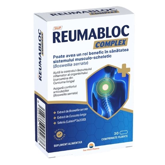Reumabloc Complex, 30 comprimate filmate, Sun Wave Pharma | Vitax.ro