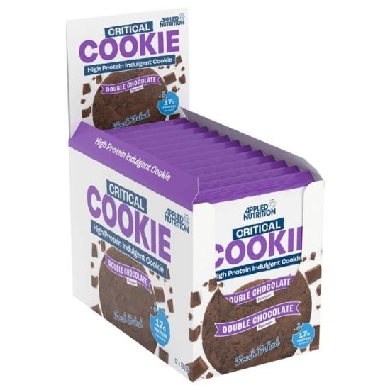Critical Cookie, Double Chocolate, 12 x 85g, Applied Nutrition - Vitax.ro