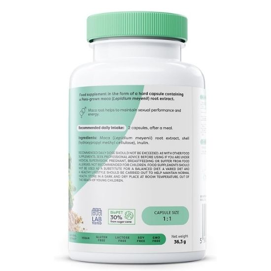 Maca, 1000mg, 60 vegan caps, Osavi - Vitax.ro