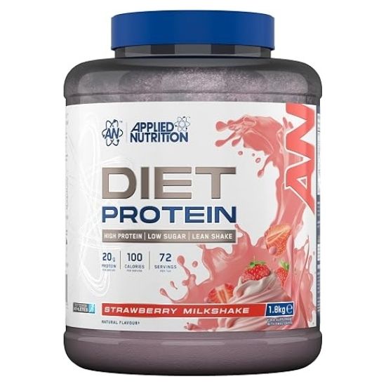 Diet Whey Protein, Strawberry Milkshake, 1800g, Applied Nutrition