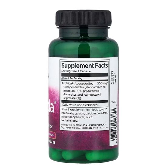 AvoVida, 300mg Maximum Strength, 60 caps, Swanson - Vitax.ro