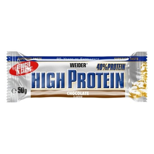 40% High Protein Bar, Chocolate, 50 g, Weider