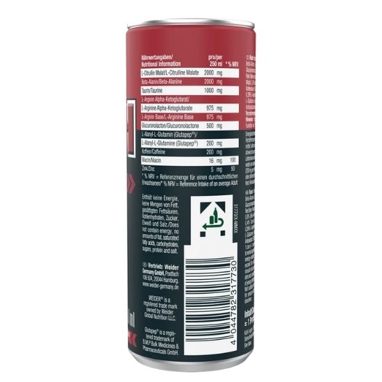 Rush RTD, Berry Blast, 250 ml, Weider | Vitax.ro
