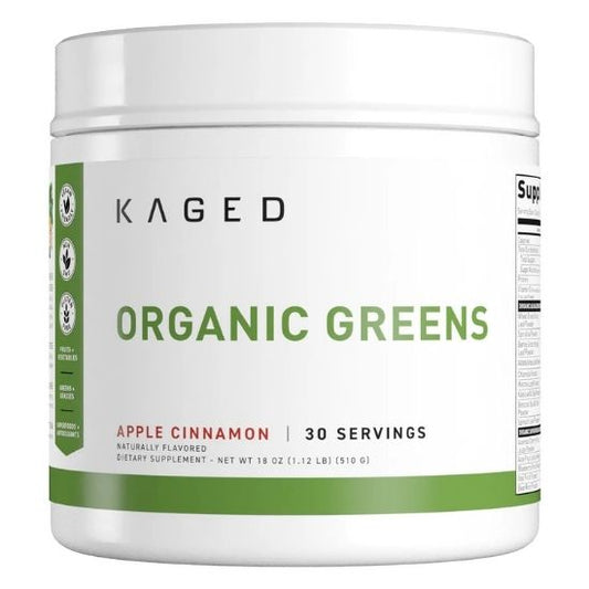 Organic Greens, Apple Cinnamon, 510g, Kaged Muscle - Vitax.ro