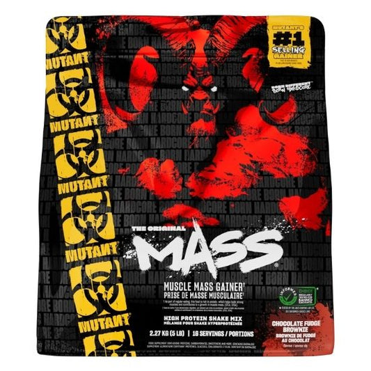 Mutant Mass, Chocolate Fudge Brownie, 2270g, Mutant - Vitax.ro