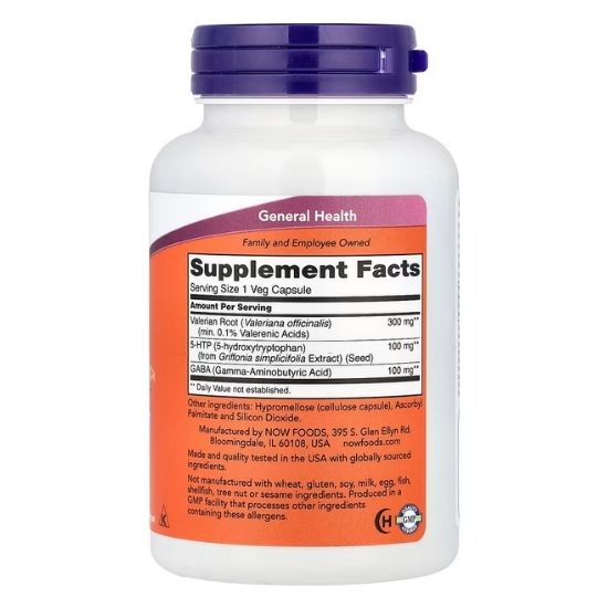 Sleep, 90 vcaps, NOW Foods