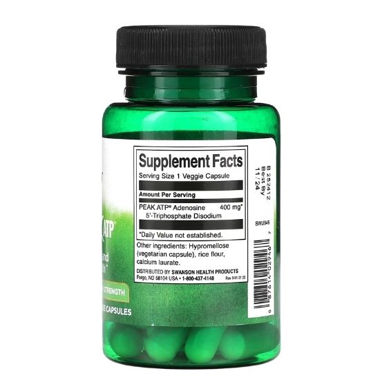 Peak ATP Maximum Strength, 30 vcaps, Swanson - Vitax.ro