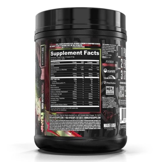 Godzilla Pre-Workout, Sour Watermelon, 752g, RYSE