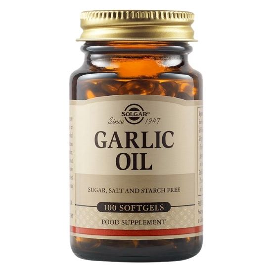 Garlic Oil, 100 softgels, Solgar | Vitax.ro